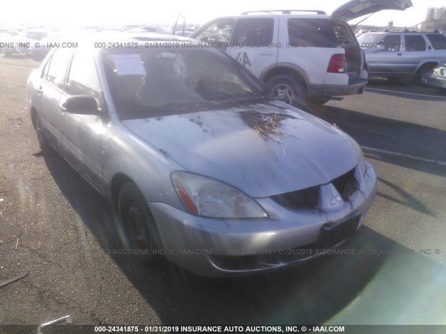 JA3AJ26E65U036502 - 2005 MITSUBISHI LANCER ES SILVER photo 1