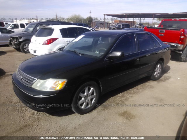 4T1BF28B73U298189 - 2003 TOYOTA AVALON XL/XLS BLACK photo 2