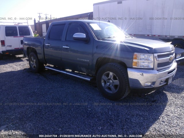 3GCPKSE70CG135716 - 2012 CHEVROLET SILVERADO K1500 LT BLUE photo 1