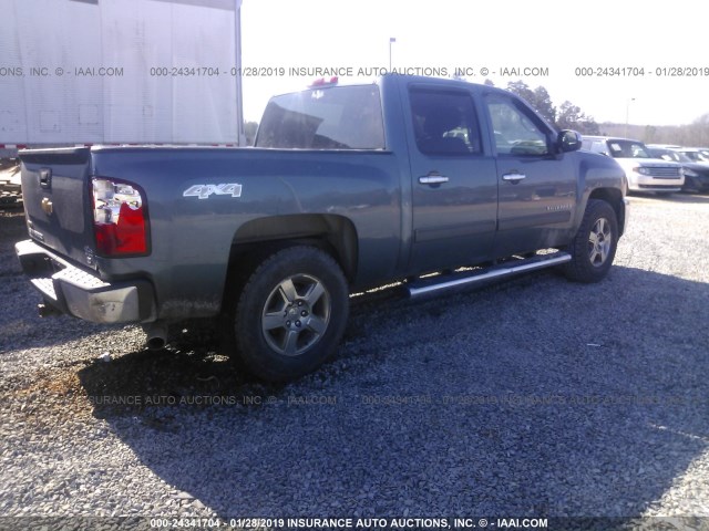 3GCPKSE70CG135716 - 2012 CHEVROLET SILVERADO K1500 LT BLUE photo 4