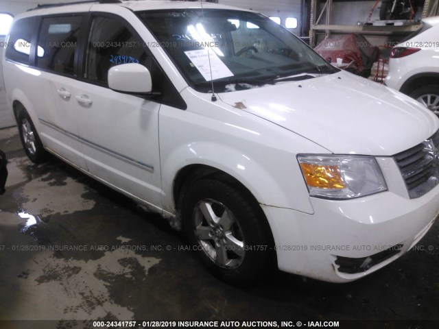 2D8HN54179R519281 - 2009 DODGE GRAND CARAVAN SXT WHITE photo 1