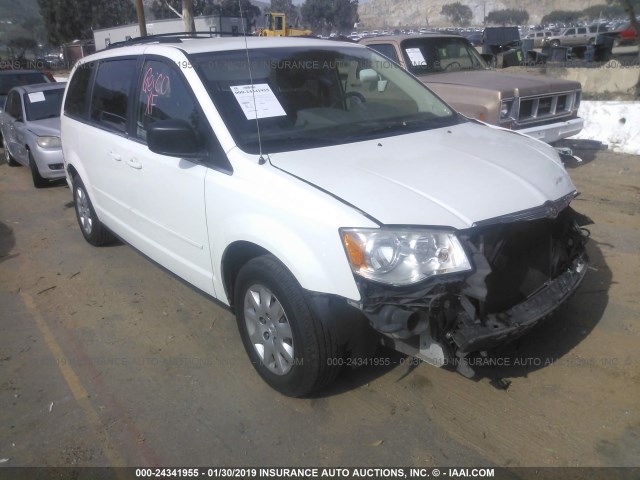 2A4RR4DEXAR226624 - 2010 CHRYSLER TOWN & COUNTRY LX WHITE photo 1