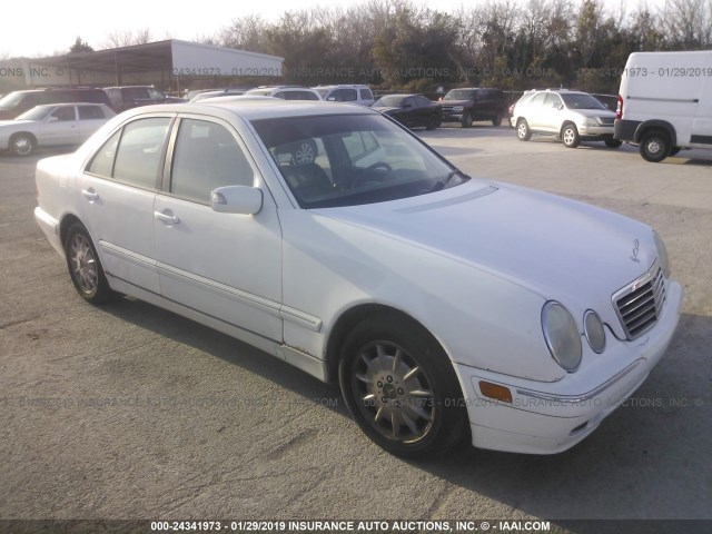 WDBJF65J91B307484 - 2001 MERCEDES-BENZ E 320 WHITE photo 1