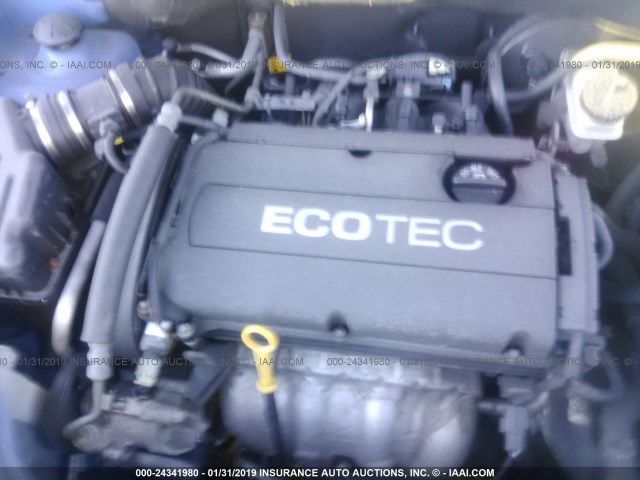 KL1TD66E99B317971 - 2009 CHEVROLET AVEO LS/LT BLUE photo 10