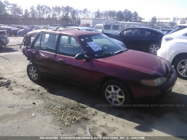 3FALP15P6VR116269 - 1997 FORD ESCORT LX RED photo 1