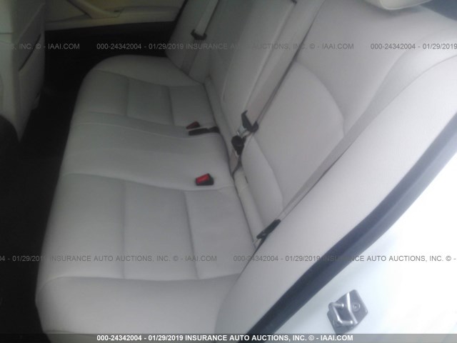 WBAFR7C59CC813451 - 2012 BMW 535 I WHITE photo 8