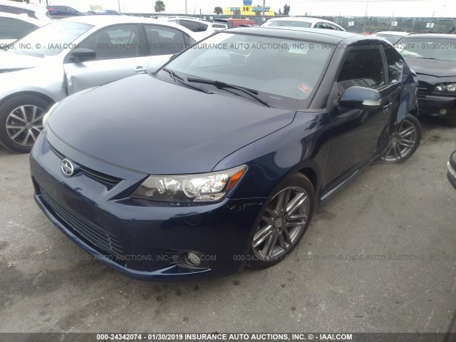 JTKJF5C7XC3029493 - 2012 TOYOTA SCION TC 蓝色 照片 2