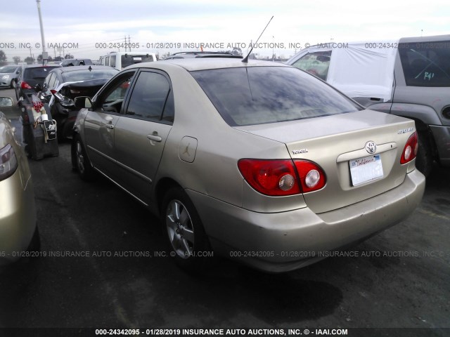 1NXBR30E06Z665179 - 2006 TOYOTA COROLLA CE/LE/S GOLD photo 3