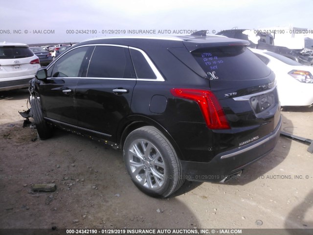 1GYKNBRS1HZ196770 - 2017 CADILLAC XT5 LUXURY BLACK photo 3