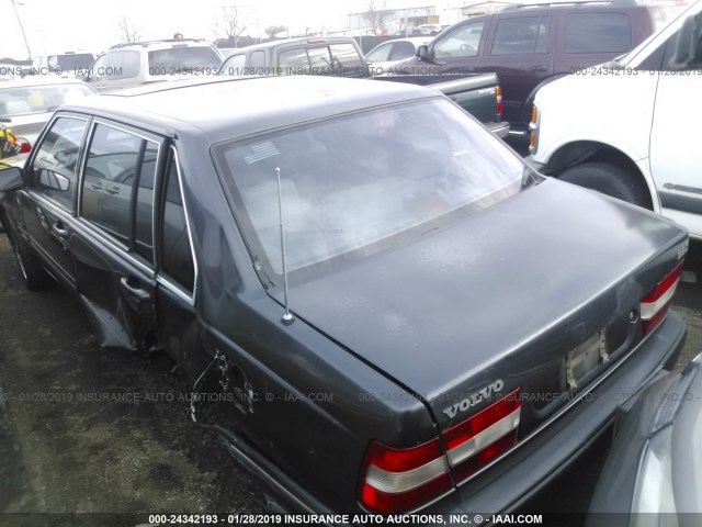 YV1KS9608V1110756 - 1997 VOLVO 960 BLACK photo 3