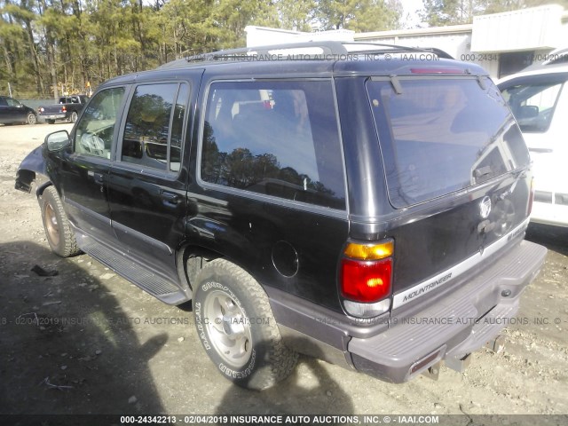 4M2DU55P5VUJ05832 - 1997 MERCURY MOUNTAINEER  BLACK photo 3