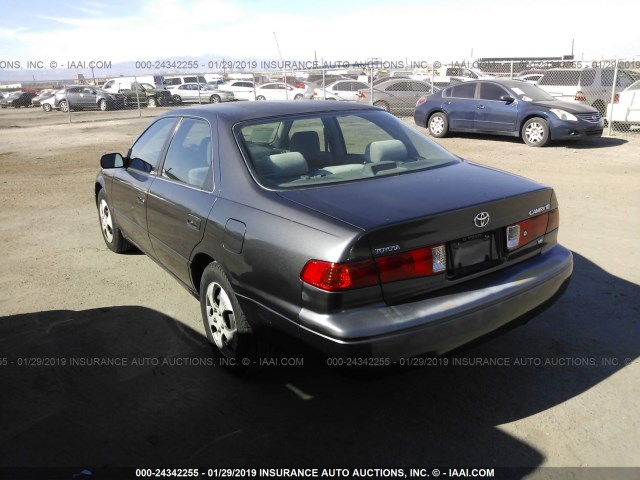 JT2BF22K310338861 - 2001 TOYOTA CAMRY GRAY photo 3