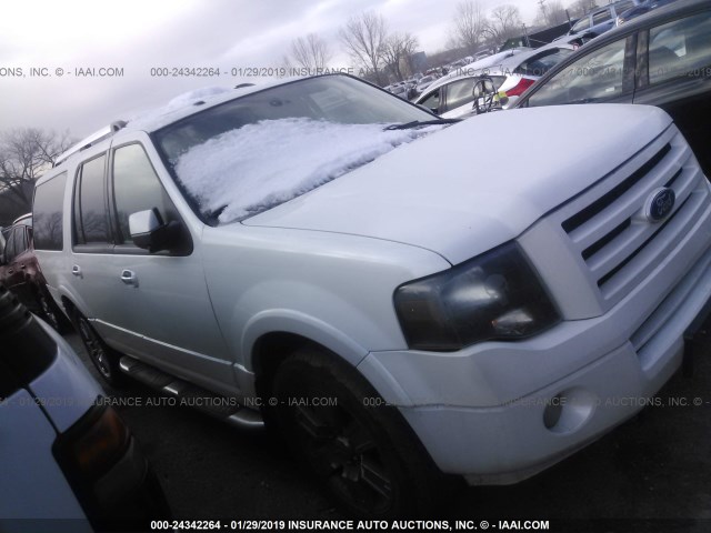 1FMJK2A5XAEB60259 - 2010 FORD EXPEDITION EL LIMITED WHITE photo 1