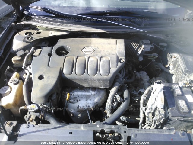 1N4AL24E68C289351 - 2008 NISSAN ALTIMA 2.5S GRAY photo 10