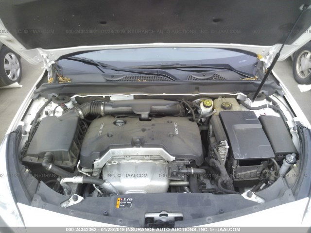 1G11C5SA9DF278924 - 2013 CHEVROLET MALIBU 1LT WHITE photo 10