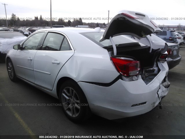 1G11C5SA9DF278924 - 2013 CHEVROLET MALIBU 1LT WHITE photo 3