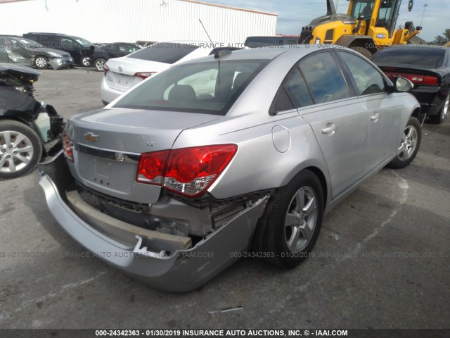 1G1PE5SB6G7124506 - 2016 CHEVROLET CRUZE LIMITED LT SILVER photo 4