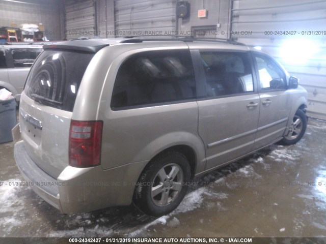 1D8HN54P68B141536 - 2008 DODGE GRAND CARAVAN SXT GOLD photo 4