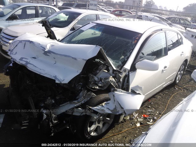 1N4CL21E69C157401 - 2009 NISSAN ALTIMA HYBRID WHITE photo 2