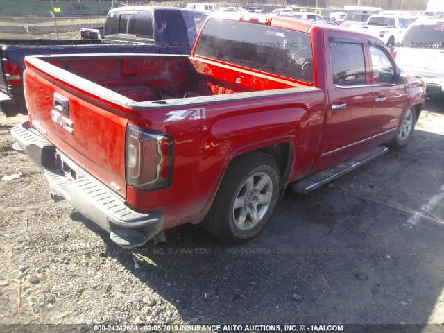 3GTU2NEJ0JG132876 - 2018 GMC SIERRA K1500 SLT RED photo 4