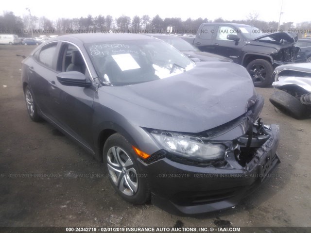 2HGFC2F50HH577572 - 2017 HONDA CIVIC LX GRAY photo 1