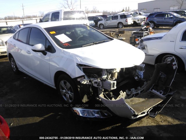 1G1BC5SM7H7201435 - 2017 CHEVROLET CRUZE LS WHITE photo 1