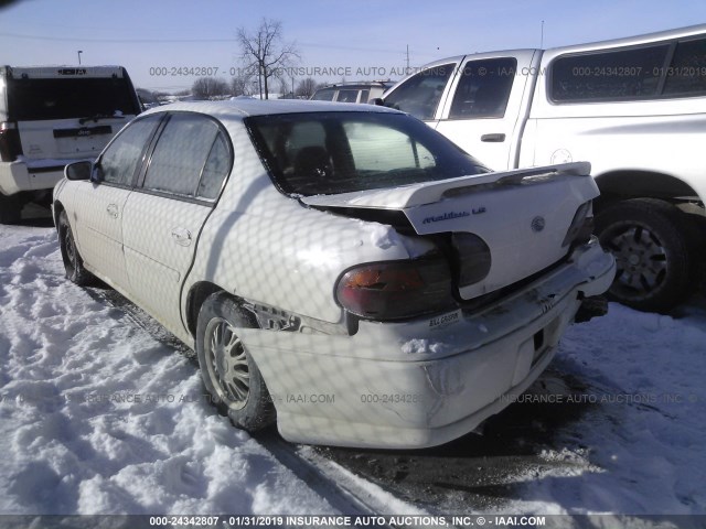 1G1NE52J53M686598 - 2003 CHEVROLET MALIBU LS WHITE photo 3