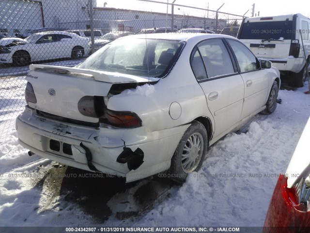 1G1NE52J53M686598 - 2003 CHEVROLET MALIBU LS WHITE photo 4