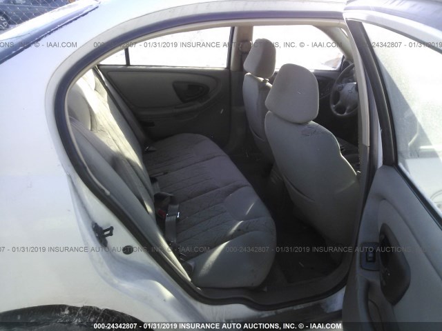 1G1NE52J53M686598 - 2003 CHEVROLET MALIBU LS WHITE photo 8