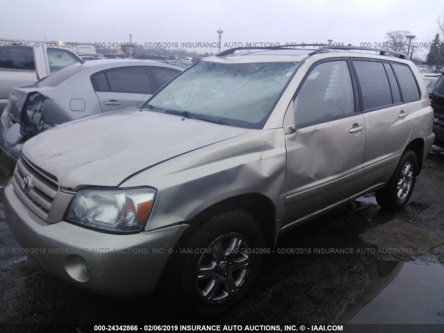 JTEHP21A170215474 - 2007 TOYOTA HIGHLANDER SPORT BEIGE photo 6