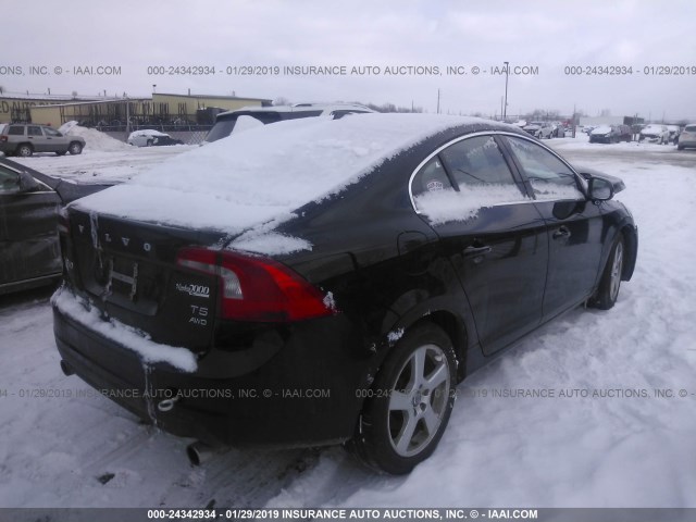 YV1612FH4D2197890 - 2013 VOLVO S60 T5 BLACK photo 4