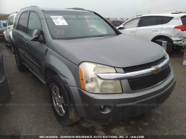 2CNDL73F166171949 - 2006 CHEVROLET EQUINOX LT GRAY photo 1