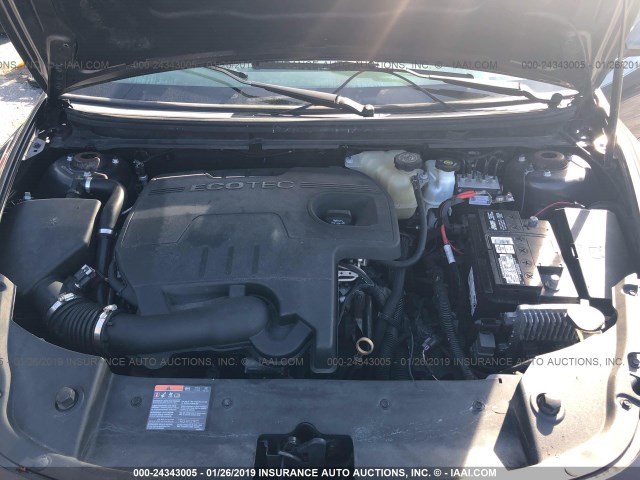 1G1ZC5E09CF349463 - 2012 CHEVROLET MALIBU 1LT GRAY photo 10