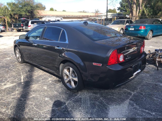 1G1ZC5E09CF349463 - 2012 CHEVROLET MALIBU 1LT GRAY photo 3