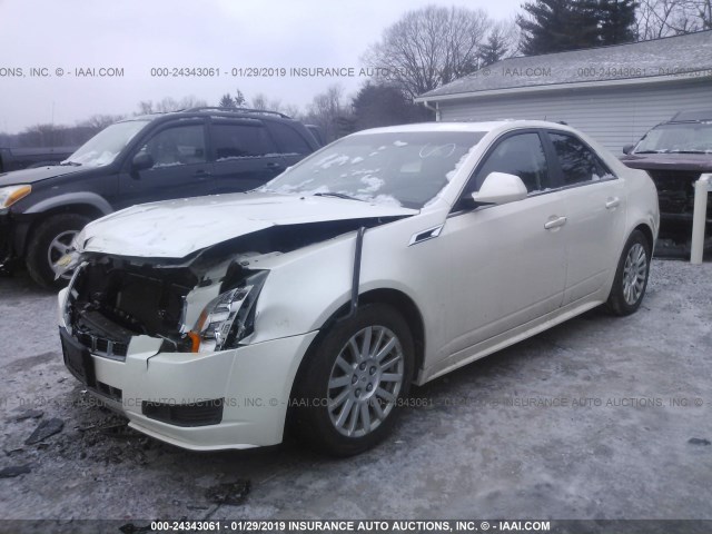 1G6DG5E57C0141458 - 2012 CADILLAC CTS LUXURY COLLECTION WHITE photo 2