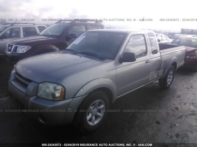 1N6DD26T24C443514 - 2004 NISSAN FRONTIER KING CAB XE GRAY photo 2
