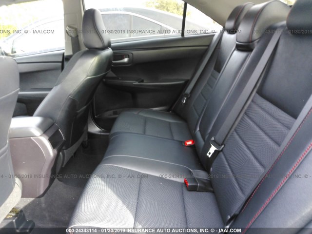 4T1BF1FK6GU527383 - 2016 TOYOTA CAMRY LE/XLE/SE/XSE BLUE photo 8