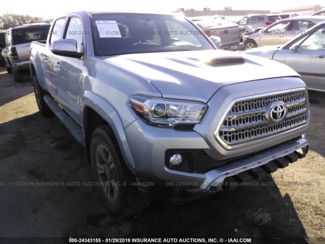 3TMDZ5BN6HM031758 - 2017 TOYOTA TACOMA DBL CAB/SR5/TRD SPORT/OR SILVER photo 1