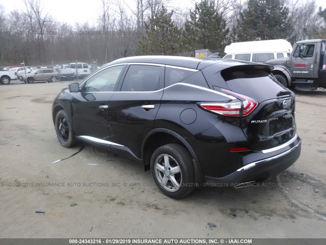 5N1AZ2MHXJN173496 - 2018 NISSAN MURANO S/SL/SV/PLATINUM BLACK photo 3