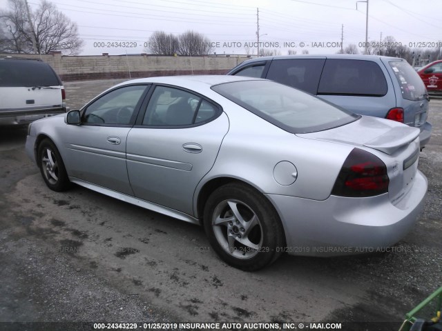 2G2WR524X41369685 - 2004 PONTIAC GRAND PRIX GTP SILVER photo 3