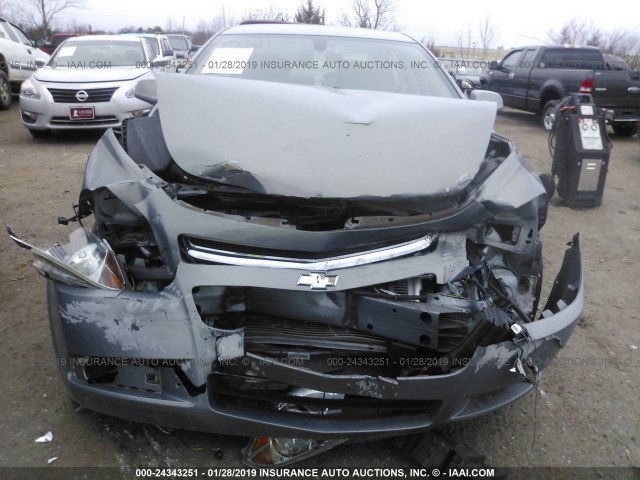 1G1ZH57B094198842 - 2009 CHEVROLET MALIBU 1LT ლურჯი ფოტო 6