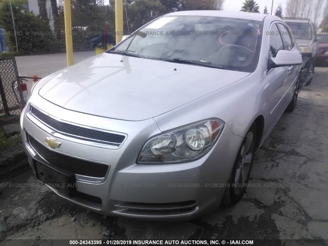 1G1ZC5E00CF288472 - 2012 CHEVROLET MALIBU 1LT 银色 照片 2