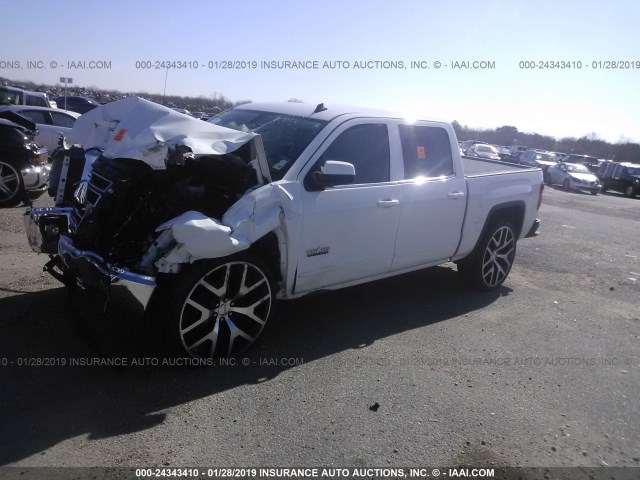 3GTP1UEC5EG560282 - 2014 GMC SIERRA C1500 SLE WHITE photo 2