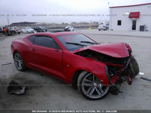 1G1FB1RS4J0137855 - 2018 CHEVROLET CAMARO LT RED photo 1