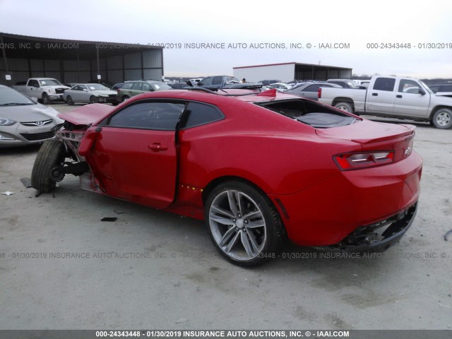 1G1FB1RS4J0137855 - 2018 CHEVROLET CAMARO LT RED photo 3