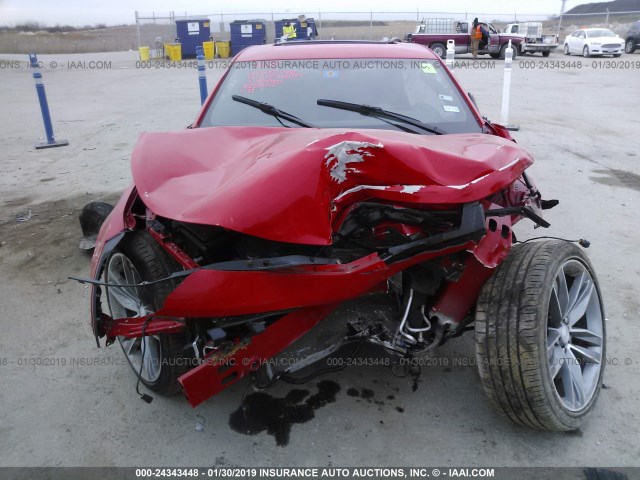 1G1FB1RS4J0137855 - 2018 CHEVROLET CAMARO LT RED photo 6