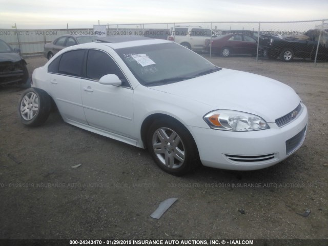 2G1WB5E39E1152884 - 2014 CHEVROLET IMPALA LIMITED LT WHITE photo 1