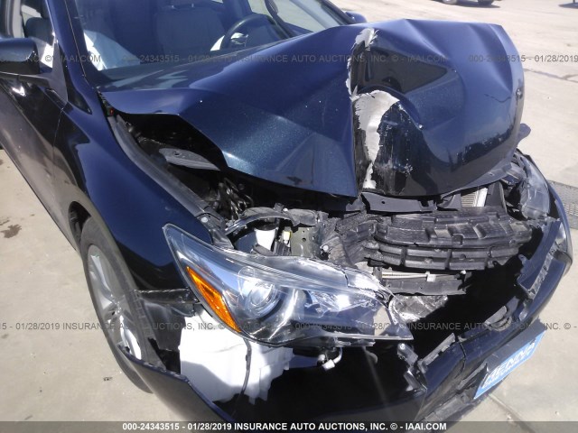 4T1BF1FK5GU245476 - 2016 TOYOTA CAMRY LE/XLE/SE/XSE BLUE photo 6