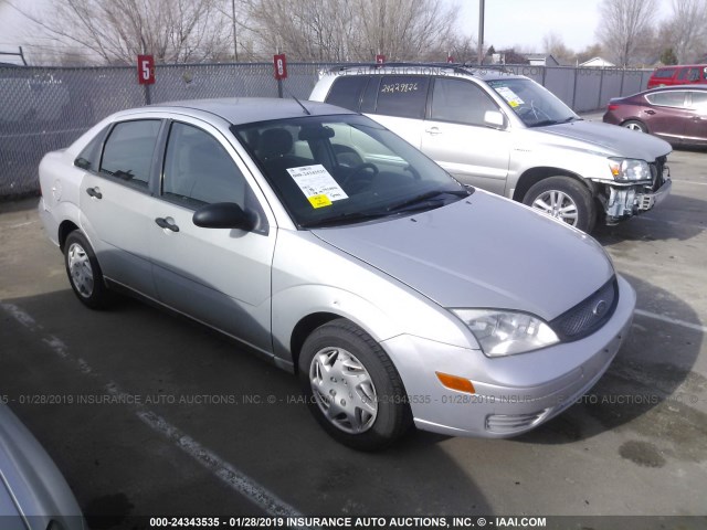 1FAFP34N27W275766 - 2007 FORD FOCUS ZX4/S/SE/SES SILVER photo 1