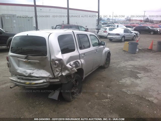 3GNCA23D08S681888 - 2008 CHEVROLET HHR LT SILVER photo 4